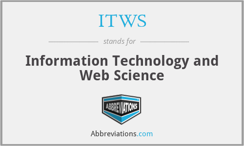 ITWS - Information Technology and Web Science