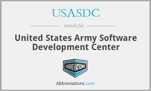 USASDC - United States Army Software Development Center