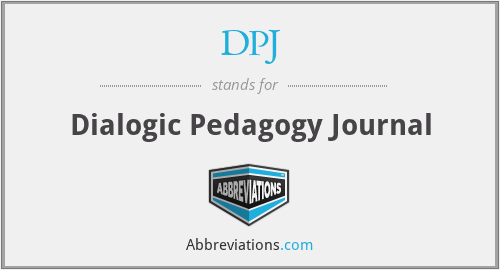 DPJ - Dialogic Pedagogy Journal