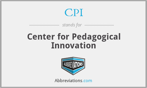 CPI - Center for Pedagogical Innovation