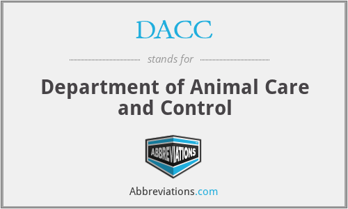 DACC - Department of Animal Care and Control