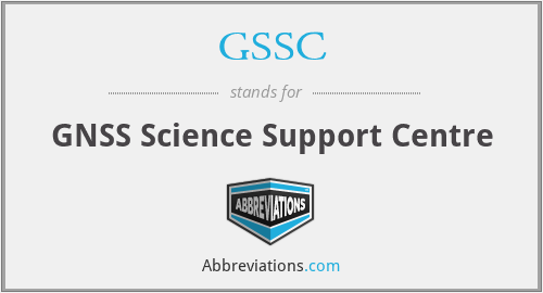 GSSC - GNSS Science Support Centre