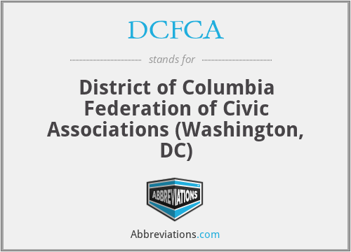 DCFCA - District of Columbia Federation of Civic Associations (Washington, DC)