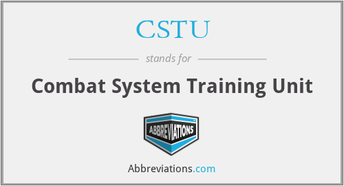 CSTU - Combat System Training Unit