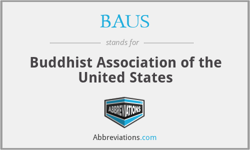 BAUS - Buddhist Association of the United States