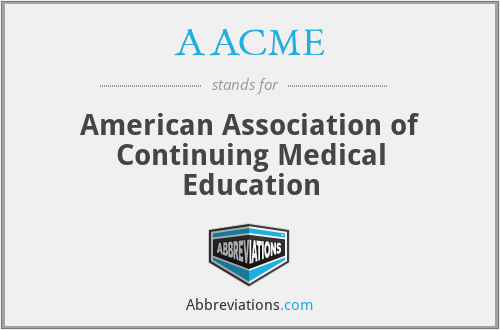 AACME - American Association of Continuing Medical Education
