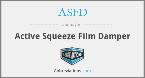 ASFD - Active Squeeze Film Damper