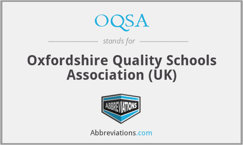 OQSA - Oxfordshire Quality Schools Association (UK)