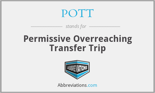 POTT - Permissive Overreaching Transfer Trip