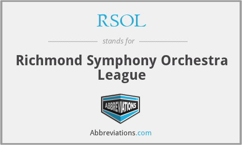 RSOL - Richmond Symphony Orchestra League
