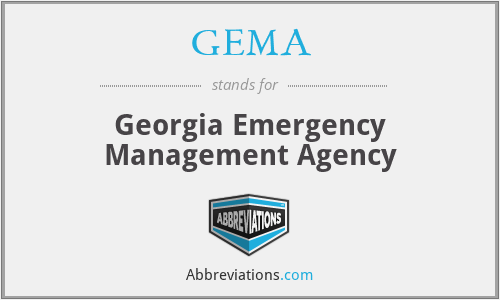 GEMA - Georgia Emergency Management Agency