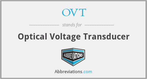 OVT - Optical Voltage Transducer