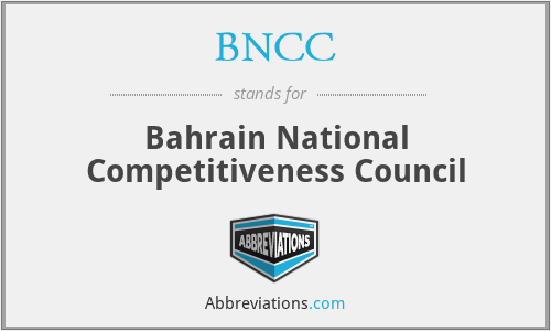 BNCC - Bahrain National Competitiveness Council