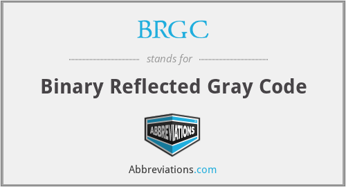BRGC - Binary Reflected Gray Code
