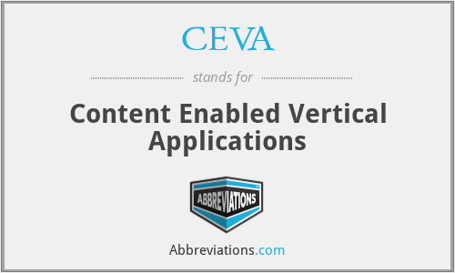 CEVA - Content Enabled Vertical Applications