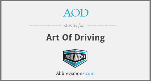 AOD - Art Of Driving