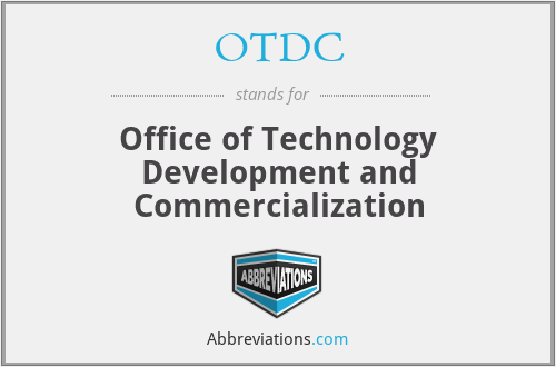 OTDC - Office of Technology Development and Commercialization