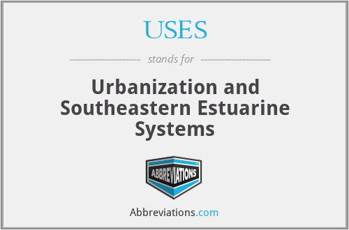 USES - Urbanization and Southeastern Estuarine Systems