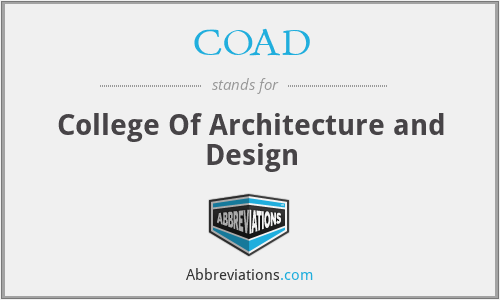 COAD - College Of Architecture and Design