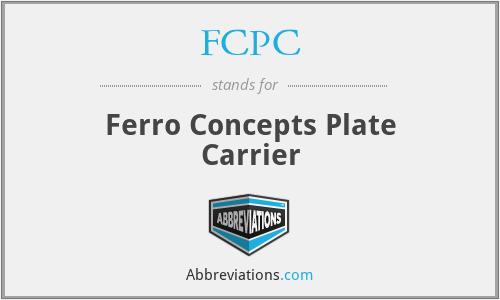 FCPC - Ferro Concepts Plate Carrier