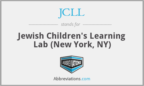 JCLL - Jewish Children's Learning Lab (New York, NY)