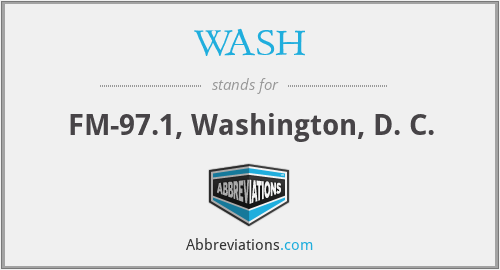 WASH - FM-97.1, Washington, D. C.