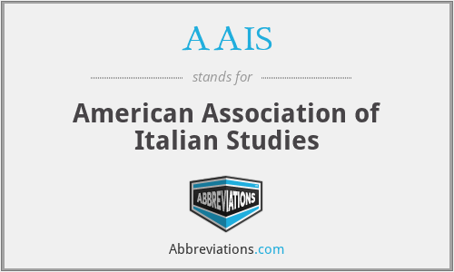 AAIS - American Association of Italian Studies