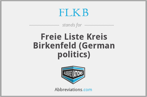 FLKB - Freie Liste Kreis Birkenfeld (German politics)