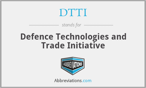 DTTI - Defence Technologies and Trade Initiative