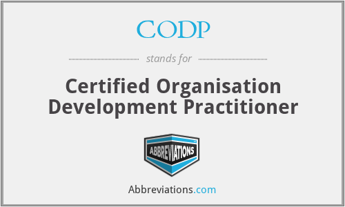 CODP - Certified Organisation Development Practitioner