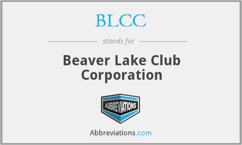 BLCC - Beaver Lake Club Corporation