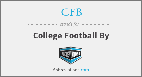 CFB - College Football By