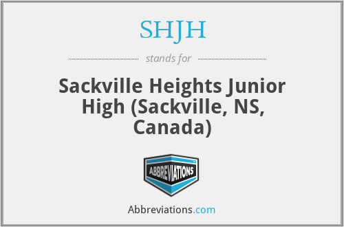 SHJH - Sackville Heights Junior High (Sackville, NS, Canada)