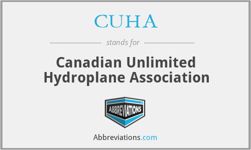 CUHA - Canadian Unlimited Hydroplane Association