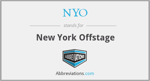 NYO - New York Offstage
