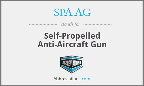 SPAAG - Self-Propelled Anti-Aircraft Gun