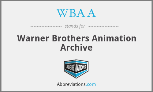 WBAA - Warner Brothers Animation Archive