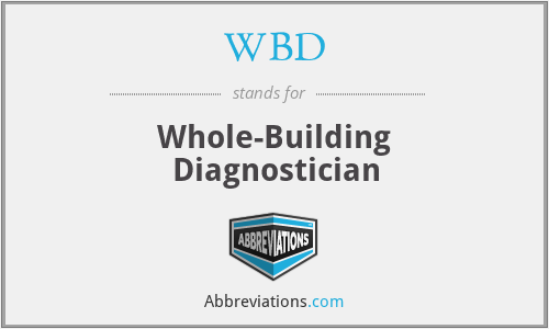 WBD - Whole-Building Diagnostician