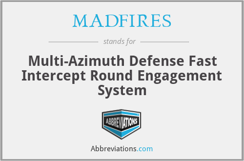 MADFIRES - Multi-Azimuth Defense Fast Intercept Round Engagement System