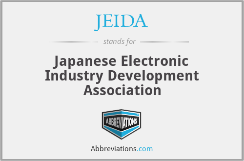 JEIDA - Japanese Electronic Industry Development Association