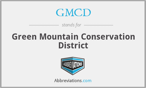 GMCD - Green Mountain Conservation District