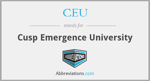CEU - Cusp Emergence University