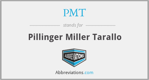 PMT - Pillinger Miller Tarallo