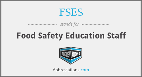 FSES - Food Safety Education Staff