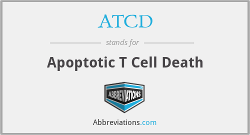 ATCD - Apoptotic T Cell Death