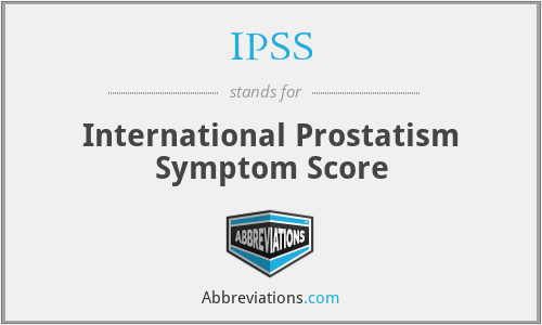IPSS - International Prostatism Symptom Score