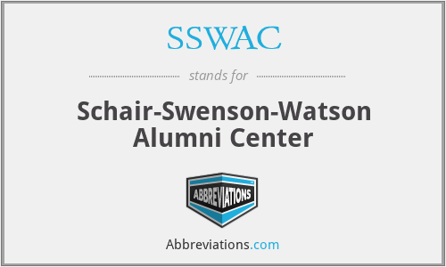 SSWAC - Schair-Swenson-Watson Alumni Center