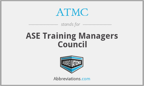 ATMC - ASE Training Managers Council