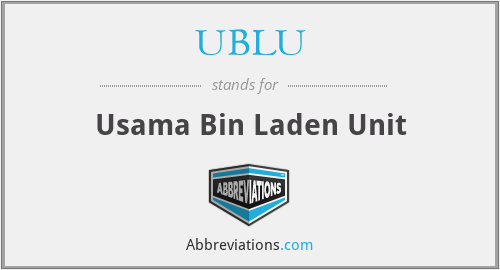 UBLU - Usama Bin Laden Unit