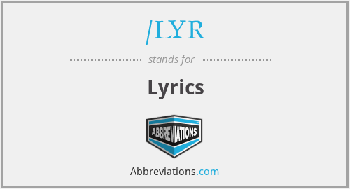 /LYR - Lyrics